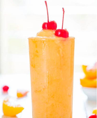 Frozen Peachy Orange Colada