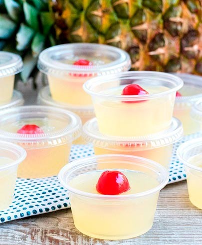 Pi&ntilde;a Colada Jello