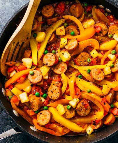Tropical Sausage Bites