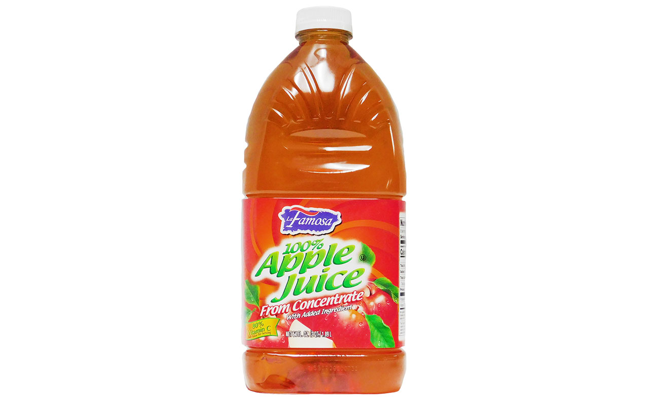 APPLE JUICE 100% FAMOSA 64 OZ