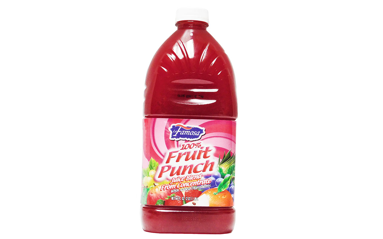 FRUIT PUNCH JUICE 100% FAMOSA 64 OZ